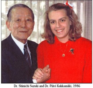 Päivi Kukkamäki and Dr. Suzuki